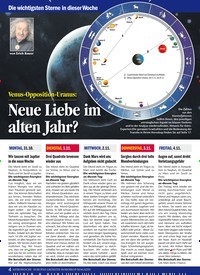 Titelbild der Ausgabe 44/2022 von Venus-Opposition-Uranus: Neue Liebe im alten Jahr?. Zeitschriften als Abo oder epaper bei United Kiosk online kaufen.