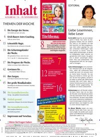 Titelbild der Ausgabe 46/2022 von Liebe Leserinnen, liebe Leser. Zeitschriften als Abo oder epaper bei United Kiosk online kaufen.