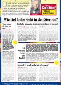 Titelbild der Ausgabe 5/2023 von Wie viel Liebe steht in den Sternen?. Zeitschriften als Abo oder epaper bei United Kiosk online kaufen.
