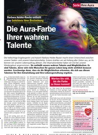 Titelbild der Ausgabe 5/2023 von Die Aura-Farbe Ihrer wahren Talente. Zeitschriften als Abo oder epaper bei United Kiosk online kaufen.