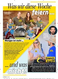 Titelbild der Ausgabe 35/2022 von Was wir diese Woche feiern …. Zeitschriften als Abo oder epaper bei United Kiosk online kaufen.