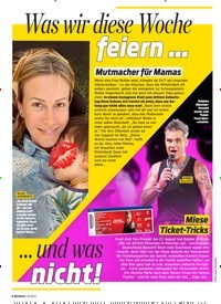 Titelbild der Ausgabe 37/2022 von Was wir diese Woche feiern … … und was nicht!. Zeitschriften als Abo oder epaper bei United Kiosk online kaufen.