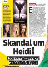 Titelbild der Ausgabe 37/2022 von Skandal um Heidi!. Zeitschriften als Abo oder epaper bei United Kiosk online kaufen.