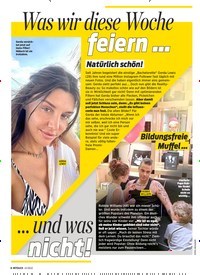 Titelbild der Ausgabe 41/2022 von Was wir diese Woche feiern … und was nicht!. Zeitschriften als Abo oder epaper bei United Kiosk online kaufen.