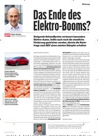 Titelbild der Ausgabe 16/2022 von Das Ende des Elektro-Booms?. Zeitschriften als Abo oder epaper bei United Kiosk online kaufen.