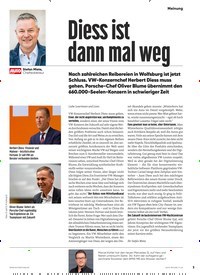 Titelbild der Ausgabe 17/2022 von Diess ist dann mal weg. Zeitschriften als Abo oder epaper bei United Kiosk online kaufen.