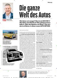 Titelbild der Ausgabe 18/2022 von Die ganze Welt des Autos. Zeitschriften als Abo oder epaper bei United Kiosk online kaufen.