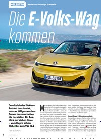 Titelbild der Ausgabe 18/2022 von Die E-Volks-Wagen kommen. Zeitschriften als Abo oder epaper bei United Kiosk online kaufen.
