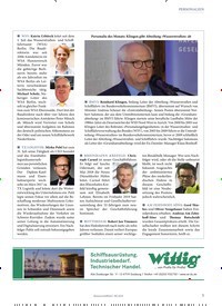 Titelbild der Ausgabe 8/2019 von Personalie des Monats: Klingen gibt Abteilung »Wasserstraßen« ab. Zeitschriften als Abo oder epaper bei United Kiosk online kaufen.