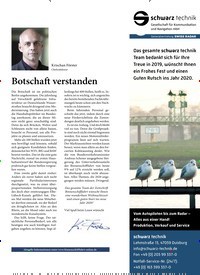 Titelbild der Ausgabe 12/2019 von Botschaft verstanden. Zeitschriften als Abo oder epaper bei United Kiosk online kaufen.