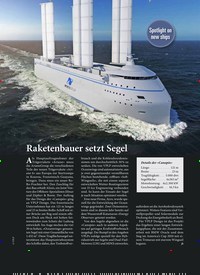 Titelbild der Ausgabe 11/2019 von Spotlight on new ships: Raketenbauer setzt Segel. Zeitschriften als Abo oder epaper bei United Kiosk online kaufen.