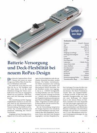Titelbild der Ausgabe 3/2020 von Batterie-Versorgung und Deck-Flexbilität bei neuem RoPax-Design. Zeitschriften als Abo oder epaper bei United Kiosk online kaufen.