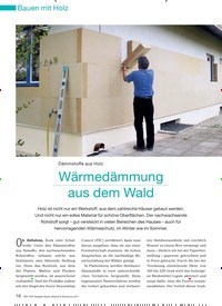 Titelbild der Ausgabe 5/2011 von Dämmstoffe aus Holz: Wärmedämmung aus dem Wald. Zeitschriften als Abo oder epaper bei United Kiosk online kaufen.