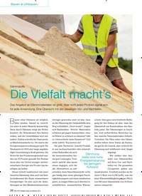 Titelbild der Ausgabe 5/2016 von Dämmstoffe: Die Vielfalt macht’s. Zeitschriften als Abo oder epaper bei United Kiosk online kaufen.