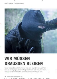 Titelbild der Ausgabe 5/2018 von FENSTERSICHERUNG: WIR MÜSSEN DRAUSSEN BLEIBEN. Zeitschriften als Abo oder epaper bei United Kiosk online kaufen.