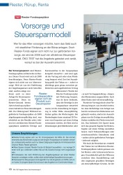 Titelbild der Ausgabe 7/2008 von Vorsorge und Steuersparmodell: TEST Riester-Fondssparpläne. Zeitschriften als Abo oder epaper bei United Kiosk online kaufen.