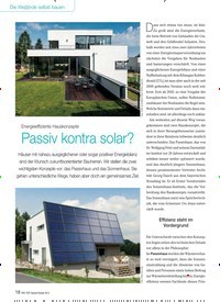 Titelbild der Ausgabe 9/2013 von Energieeffiziente Hauskonzepte: Passiv kontra solar?. Zeitschriften als Abo oder epaper bei United Kiosk online kaufen.