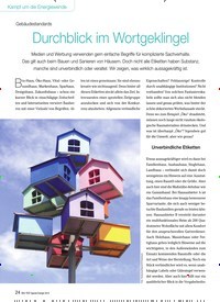 Titelbild der Ausgabe 8/2014 von Gebäudestandards: Durchblick im Wortgeklingel. Zeitschriften als Abo oder epaper bei United Kiosk online kaufen.