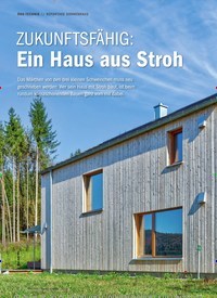 Titelbild der Ausgabe 10/2019 von REPORTAGE SONNENHAUS: ZUKUNFTSFÄHIG: Ein Haus aus Stroh. Zeitschriften als Abo oder epaper bei United Kiosk online kaufen.