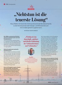 Titelbild der Ausgabe 10/2021 von INTERVIEW: „Nichtstun ist die teuerste Lösung“. Zeitschriften als Abo oder epaper bei United Kiosk online kaufen.