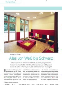 Titelbild der Ausgabe 13/2014 von Wohnen mit Farben: Alles von Weiß bis Schwarz. Zeitschriften als Abo oder epaper bei United Kiosk online kaufen.