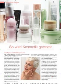 Titelbild der Ausgabe 98/2011 von So wird Kosmetik getestet. Zeitschriften als Abo oder epaper bei United Kiosk online kaufen.