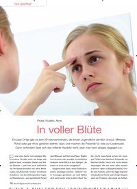 Titelbild der Ausgabe 6/2016 von Pickel, Pusteln, Akne: In voller Blüte. Zeitschriften als Abo oder epaper bei United Kiosk online kaufen.