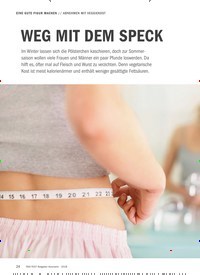 Titelbild der Ausgabe 6/2018 von ABNEHMEN MIT VEGGIEKOST: WEG MIT DEM SPECK. Zeitschriften als Abo oder epaper bei United Kiosk online kaufen.