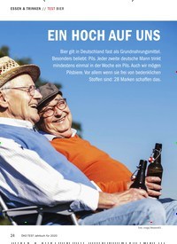 Titelbild der Ausgabe 10/2019 von TEST BIER: EIN HOCH AUF UNS. Zeitschriften als Abo oder epaper bei United Kiosk online kaufen.