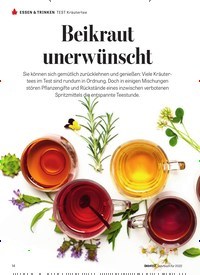 Titelbild der Ausgabe 10/2021 von TEST Kräutertee: Beikraut unerwünscht. Zeitschriften als Abo oder epaper bei United Kiosk online kaufen.