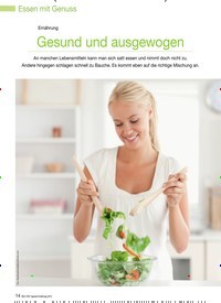 Titelbild der Ausgabe 4/2012 von Ernährung: Gesund und ausgewogen. Zeitschriften als Abo oder epaper bei United Kiosk online kaufen.