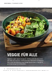 Titelbild der Ausgabe 11/2019 von VEGGIE ÜBERALL // PFLANZENKOST IM TREND: VEGGIE FÜR ALLE. Zeitschriften als Abo oder epaper bei United Kiosk online kaufen.