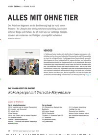 Titelbild der Ausgabe 11/2019 von VEGGIE ÜBERALL // VEGANE BLOGS: ALLES MIT OHNE TIER. Zeitschriften als Abo oder epaper bei United Kiosk online kaufen.