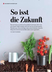 Titelbild der Ausgabe 11/2020 von So isst die Zukunft. Zeitschriften als Abo oder epaper bei United Kiosk online kaufen.