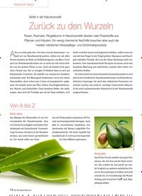 Titelbild der Ausgabe 6/2013 von Stoffe in der Naturkosmetik: Zurück zu den Wurzeln. Zeitschriften als Abo oder epaper bei United Kiosk online kaufen.