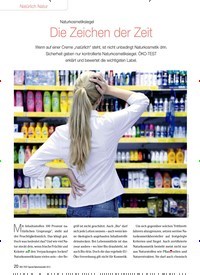 Titelbild der Ausgabe 6/2013 von Naturkosmetiksiegel: Die Zeichen der Zeit. Zeitschriften als Abo oder epaper bei United Kiosk online kaufen.