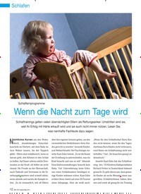 Titelbild der Ausgabe 2/2011 von Schlaflernprogramme: Wenn die Nacht zum Tage wird. Zeitschriften als Abo oder epaper bei United Kiosk online kaufen.