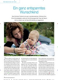 Titelbild der Ausgabe 12/2013 von Ein ganz entspanntes Wunschkind. Zeitschriften als Abo oder epaper bei United Kiosk online kaufen.