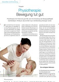 Titelbild der Ausgabe 4/2014 von Therapien: Physiotherapie: Bewegung tut gut. Zeitschriften als Abo oder epaper bei United Kiosk online kaufen.