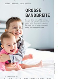 Titelbild der Ausgabe 5/2018 von KINDLICHE ENTWICKLUNG: GROSSE BANDBREITE. Zeitschriften als Abo oder epaper bei United Kiosk online kaufen.