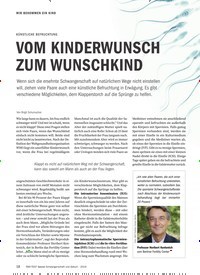 Titelbild der Ausgabe 4/2019 von KÜNSTLICHE BEFRUCHTUNG: VOM KINDERWUNSCH ZUM WUNSCHKIND. Zeitschriften als Abo oder epaper bei United Kiosk online kaufen.