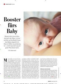 Titelbild der Ausgabe 4/2022 von Booster fürs Baby. Zeitschriften als Abo oder epaper bei United Kiosk online kaufen.