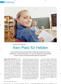 Titelbild der Ausgabe 10/2010 von Getrennter Unterricht? Kein Platz für Helden. Zeitschriften als Abo oder epaper bei United Kiosk online kaufen.
