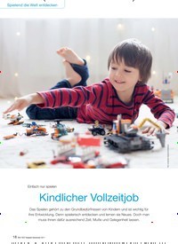 Titelbild der Ausgabe 9/2017 von Einfach nur spielen: Kindlicher Vollzeitjob. Zeitschriften als Abo oder epaper bei United Kiosk online kaufen.