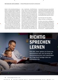 Titelbild der Ausgabe 9/2018 von SPRACHPROBLEME RECHTZEITIG ENTDECKEN: RICHTIG SPRECHEN LERNEN. Zeitschriften als Abo oder epaper bei United Kiosk online kaufen.