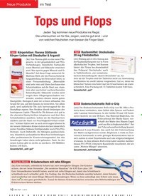 Titelbild der Ausgabe 1/2010 von Neue Produkte: im Test: Tops und Flops. Zeitschriften als Abo oder epaper bei United Kiosk online kaufen.