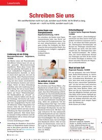 Titelbild der Ausgabe 2/2010 von Leserbriefe: Schreiben Sie uns. Zeitschriften als Abo oder epaper bei United Kiosk online kaufen.