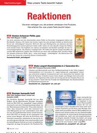 Titelbild der Ausgabe 4/2010 von Nachwirkungen Was unsere Tests bewirkt haben: Reaktionen. Zeitschriften als Abo oder epaper bei United Kiosk online kaufen.
