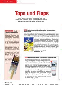 Titelbild der Ausgabe 4/2010 von Neue Produkte im Test: Tops und Flops. Zeitschriften als Abo oder epaper bei United Kiosk online kaufen.