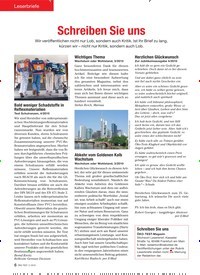 Titelbild der Ausgabe 5/2010 von Leserbriefe: Schreiben Sie uns. Zeitschriften als Abo oder epaper bei United Kiosk online kaufen.